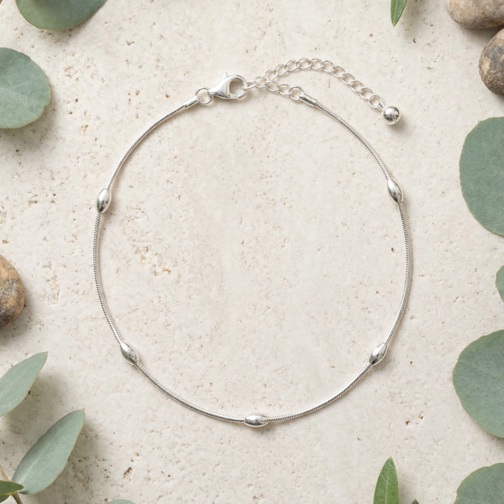 Serene Drop Anklet