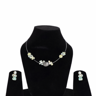 Meadow Whisper Silver Pendant Set