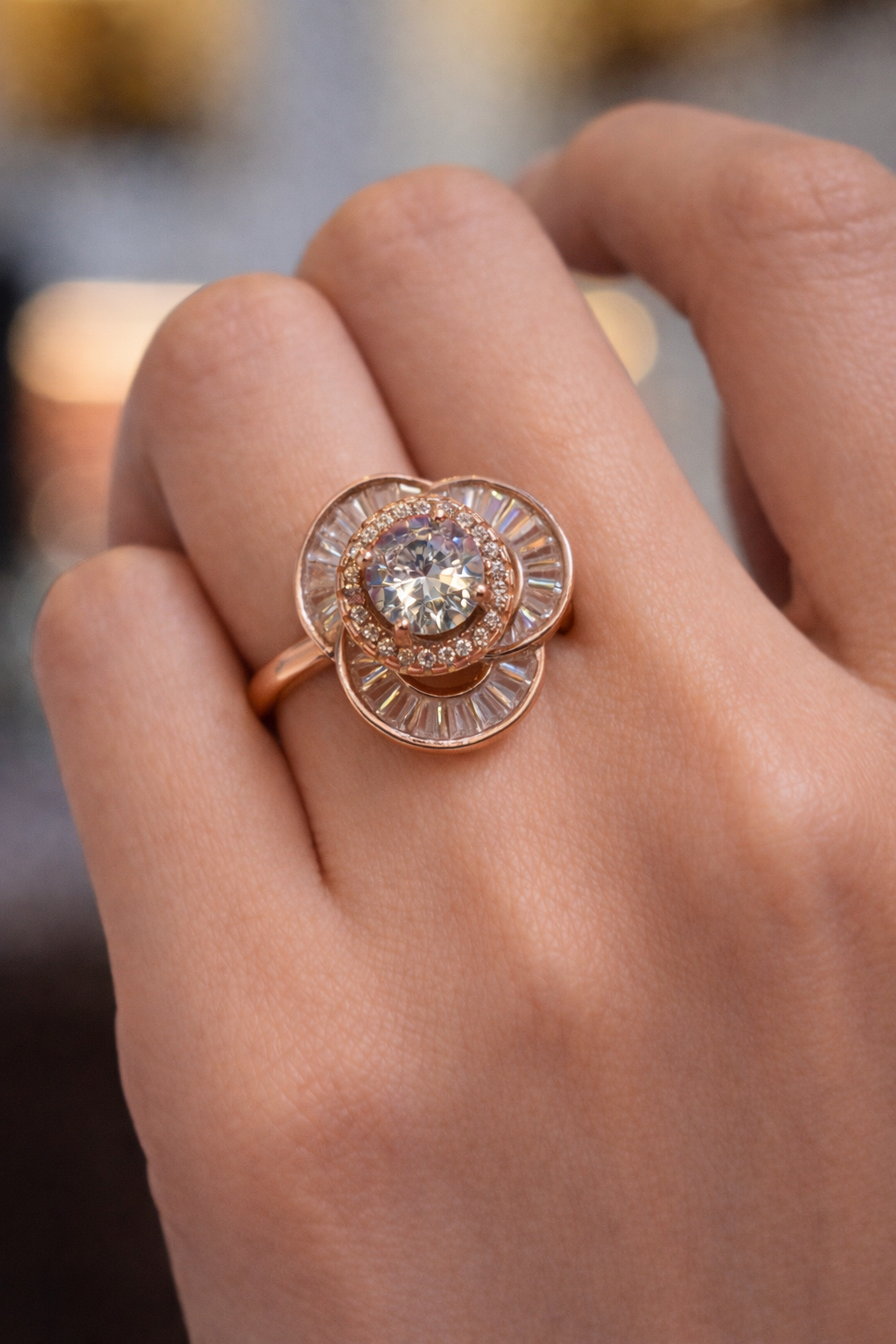 Aurora Bloom Silver Ring - Image 5