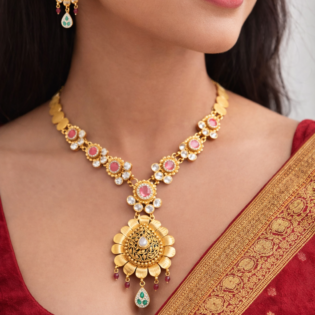 Padma Raga Necklace