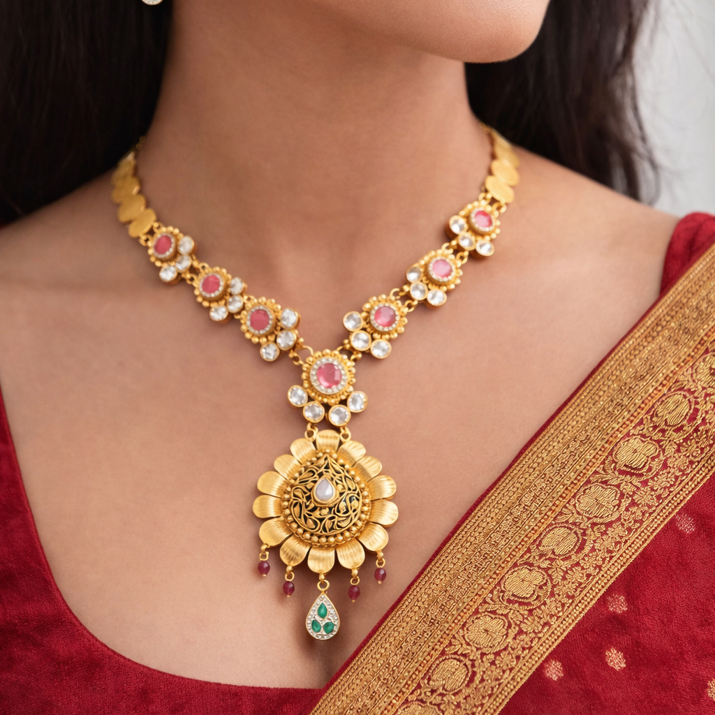 Padma Raga Necklace