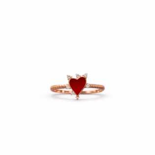 Scarlet Heart Royale Silver Ring