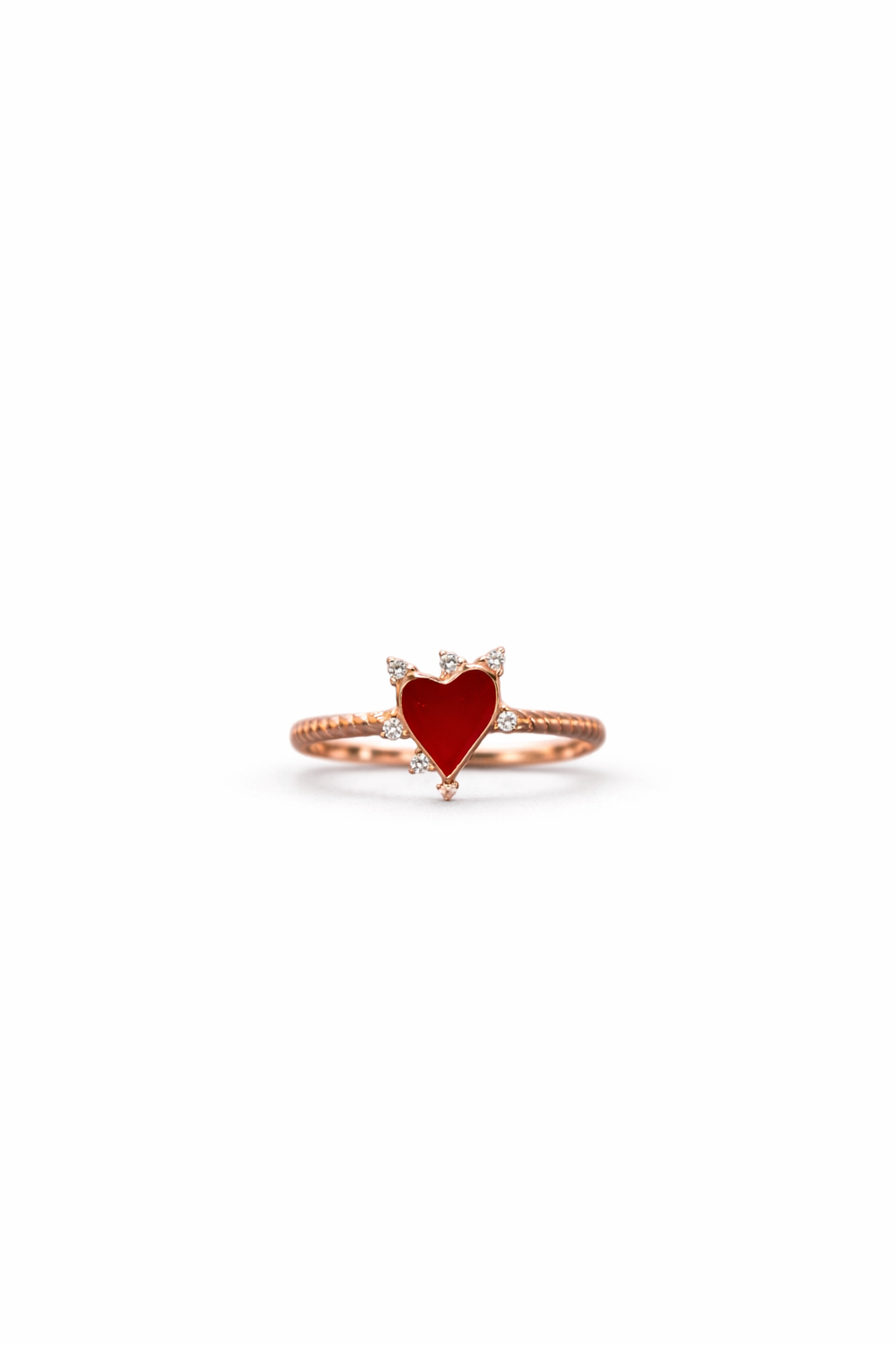 Scarlet Heart Royale Silver Ring
