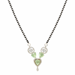 Amrita Green Heart Mangalsutra - Image 3
