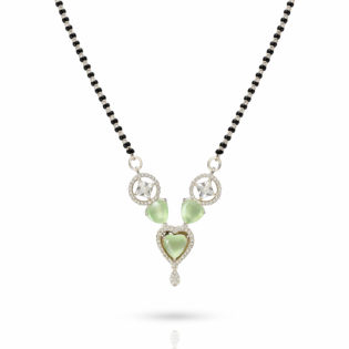 Amrita Green Heart Mangalsutra