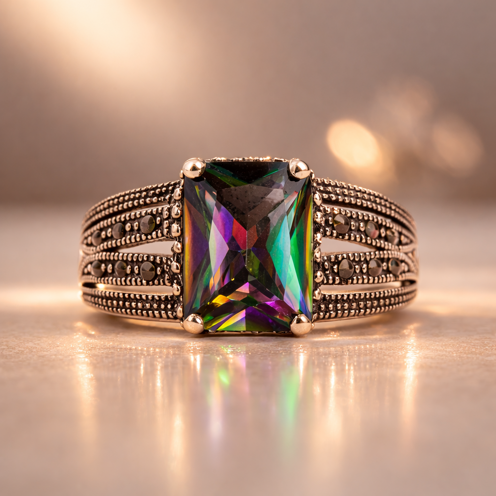 Prismara Eclipse Sovereign Silver Ring - Image 5