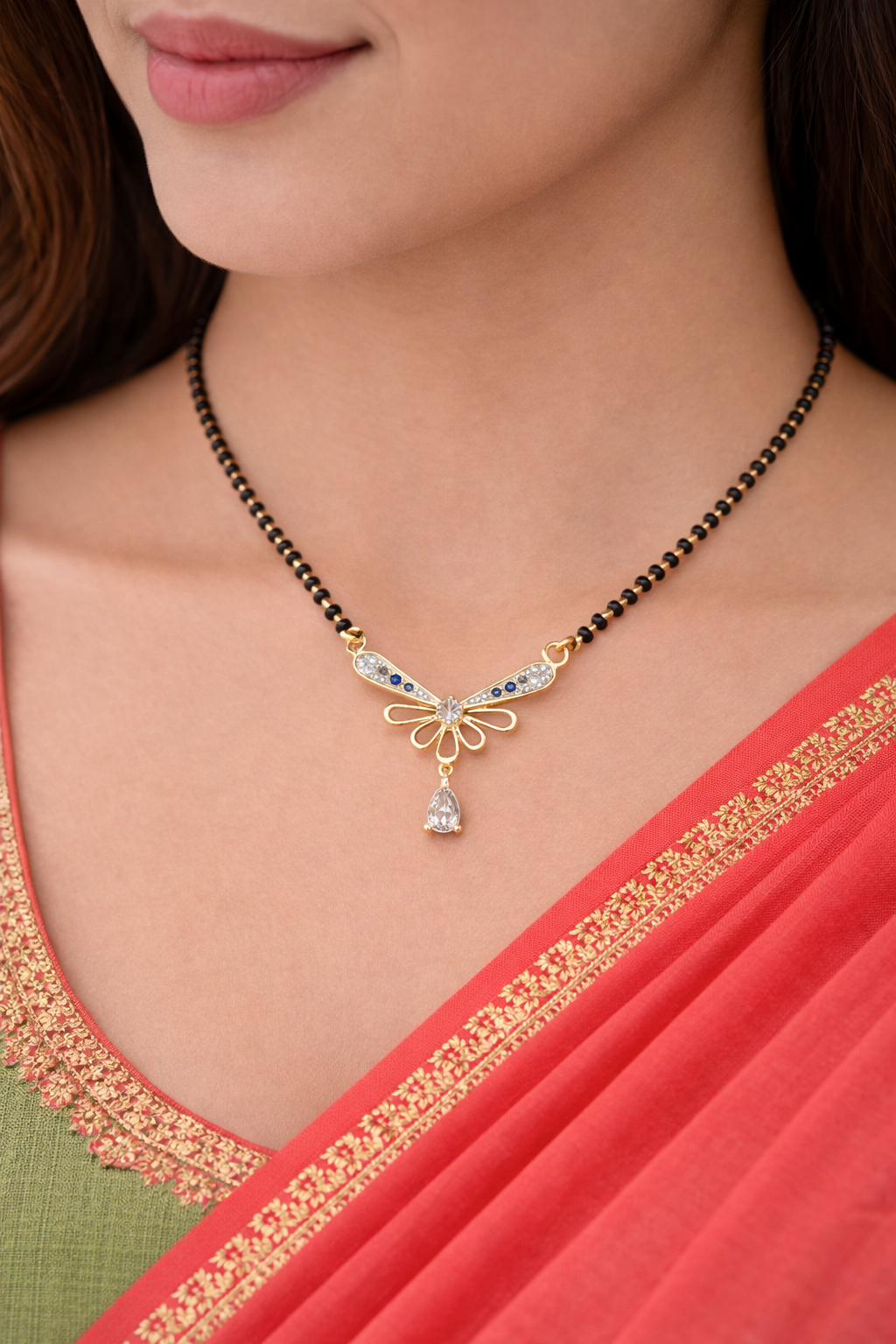 Neelima Butterfly Grace Mangalsutra - Image 2