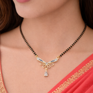 Neelima Butterfly Grace Mangalsutra - Image 2