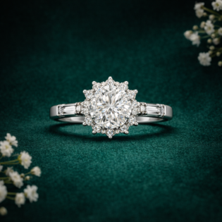 Celestara Lumière Silver Ring