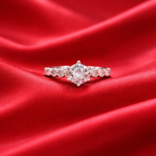 Aurora Gleam Silver Ring