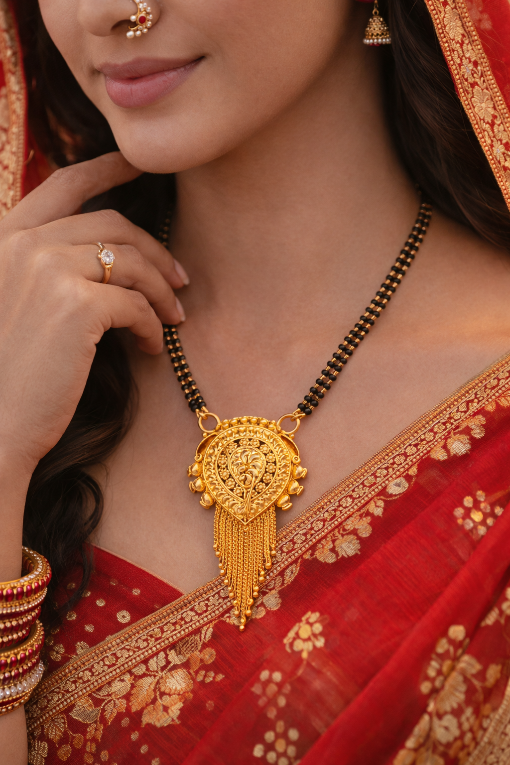 Divya Pallavi Mangalsutra (Gold Plated) - Image 2