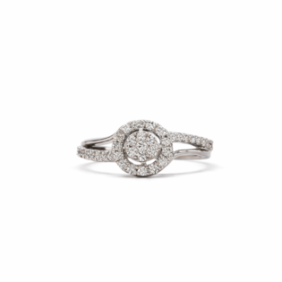 Lunara Halo Embrace Ring