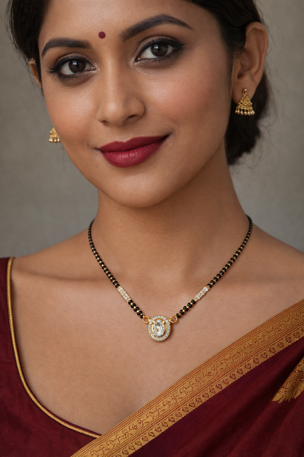 Chandi Kiran Mangalsutra (Silver Finish) - Image 2