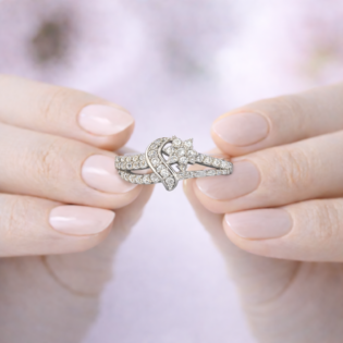 Lunara Starflow Silver Ring - Image 3