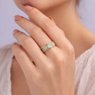 Mintelle Heartway Silver Band - Image 2