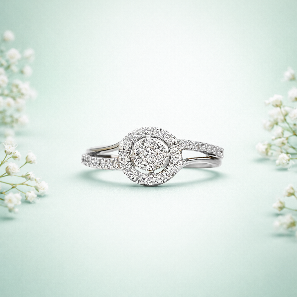 Lunara Halo Embrace Ring
