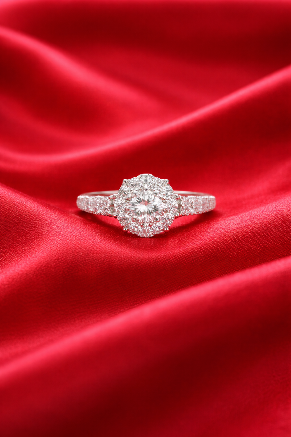 Celestial Bloom Silver Ring - Image 2