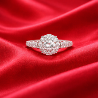Celestial Bloom Silver Ring