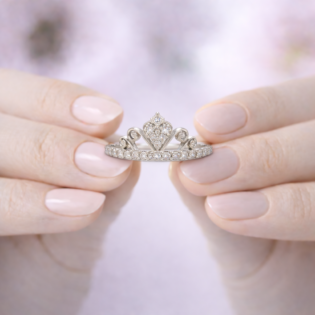Celestia Heartcrest Tiara Ring - Image 3