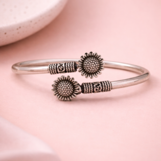 Surya Bloom Silver Bracelet