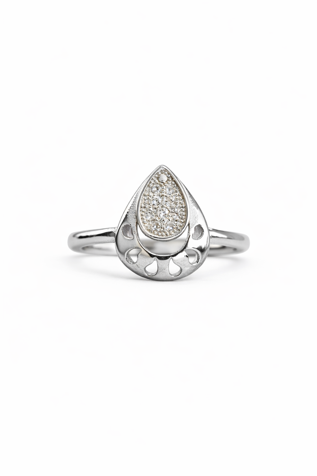 Dewdrop Silver Ring