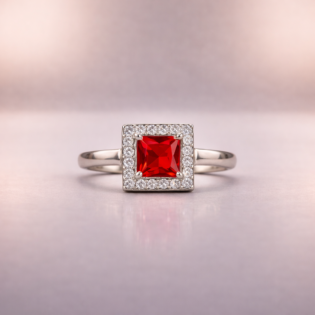 Crimson Crown Elegance Ring - Image 5