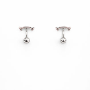 ArcLume Drop Silver Earrings
