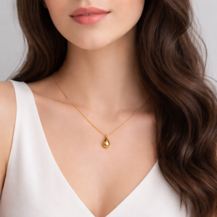 Golden Dew Serenity Pendant - Image 4