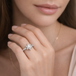 Lunaria Starcrest Silver Ring - Image 4
