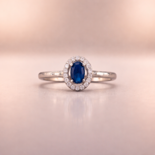 Midnight Aurelia Halo Ring - Image 3