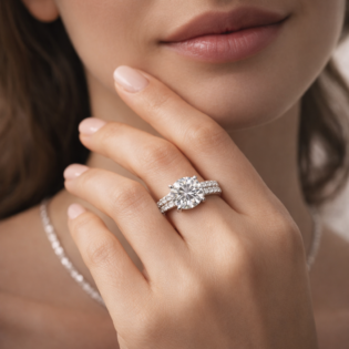 Celestia Starfall Solitaire Ring - Image 2