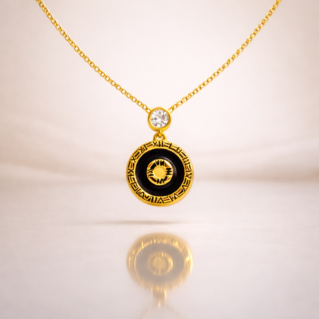 Solar Eclipse Medallion Pendant - Image 3