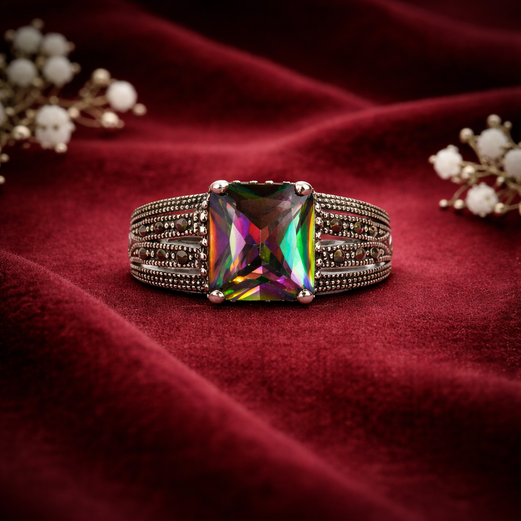 Prismara Eclipse Sovereign Silver Ring