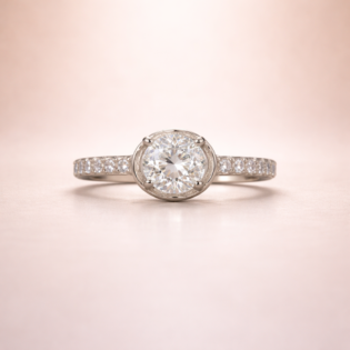 Aurielle Mooncrest Silver Ring - Image 3