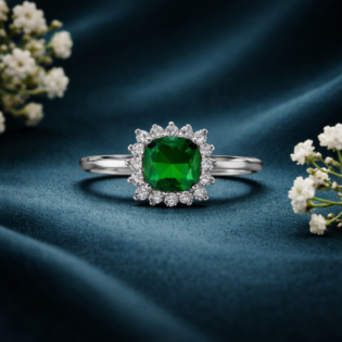 Verdant Crown Radiance Ring