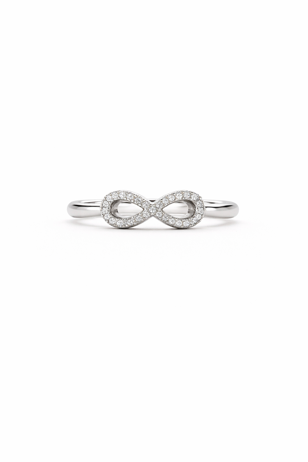Eterna Gleam Infinity Silver Ring