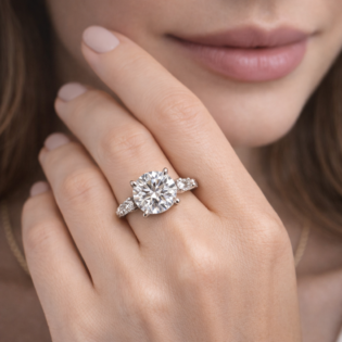 Celestial Radiance Solitaire Ring - Image 2
