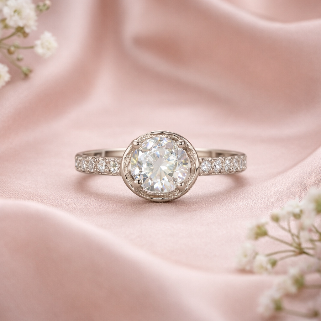 Aurielle Mooncrest Silver Ring