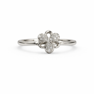 Silver Petalia Blossom Ring
