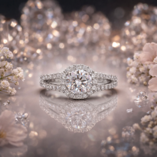 Luna Radiance Halo Ring