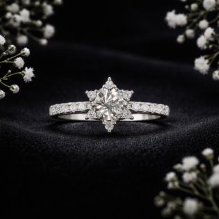 Lunaria Starcrest Silver Ring