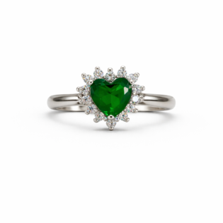 Emerald Heart Radiance Ring