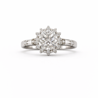 Celestara Lumière Silver Ring