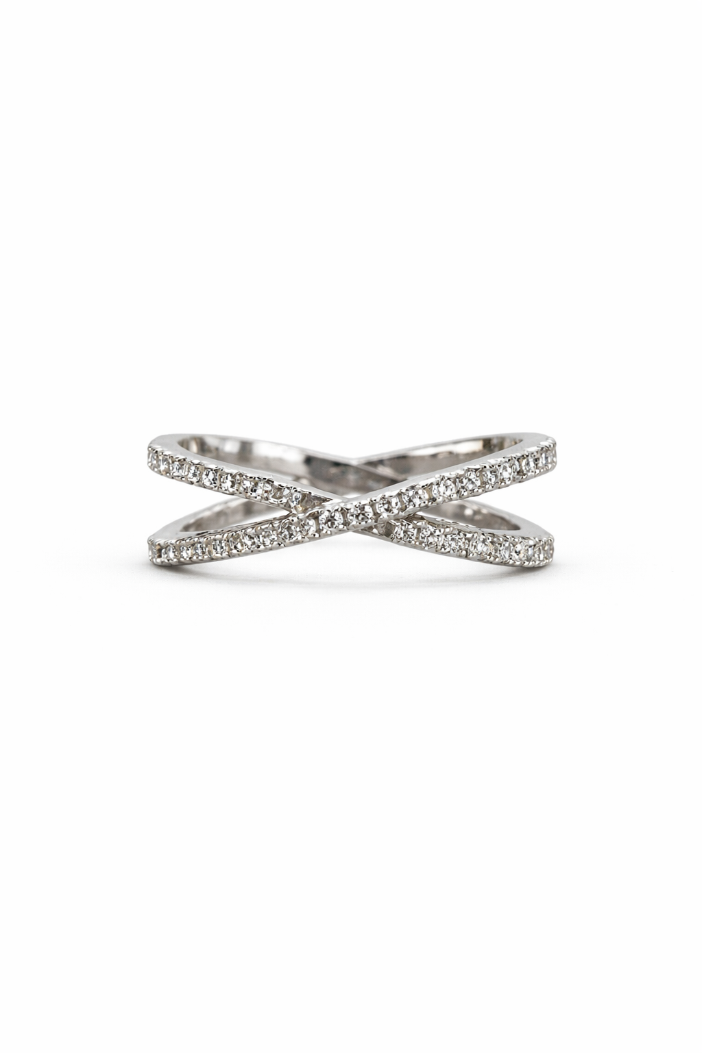 Eternal Crisscross Spark Ring