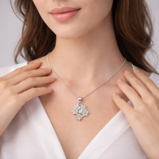 Celestia Bloom Cluster Pendant - Image 2