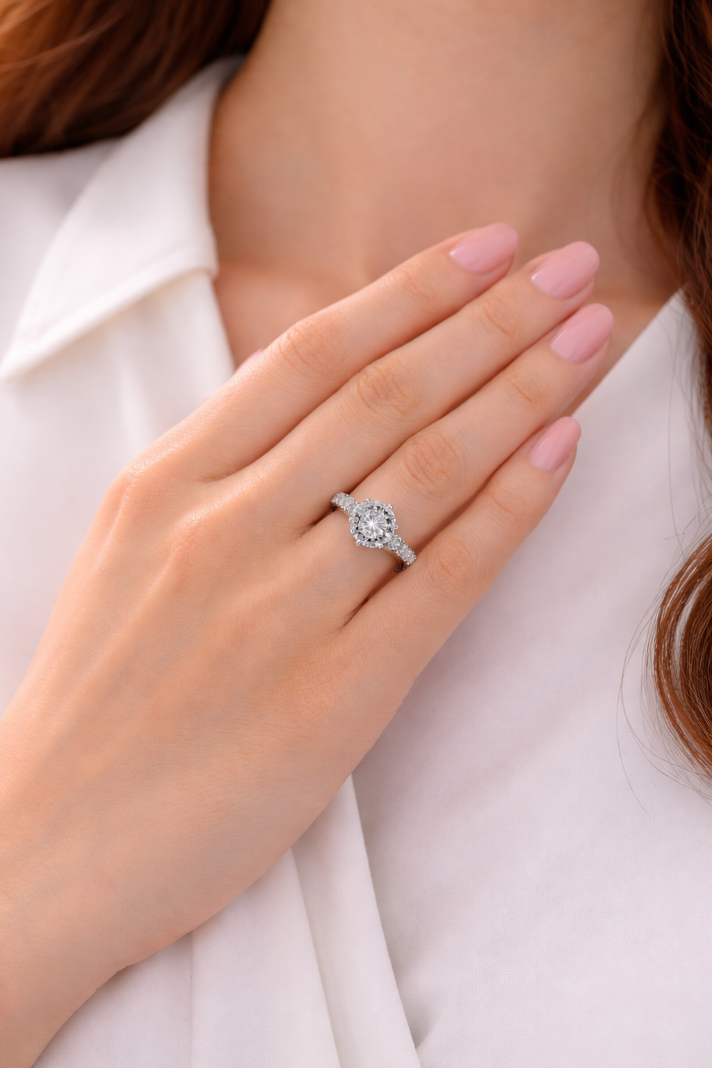 Celestial Bloom Silver Ring - Image 3