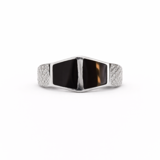 Nocturne Valor Twincrest Silver Ring