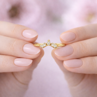 Solaria Crest Promise Silver Ring - Image 3