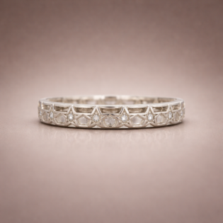 Silver Celestial Starband Ring - Image 4