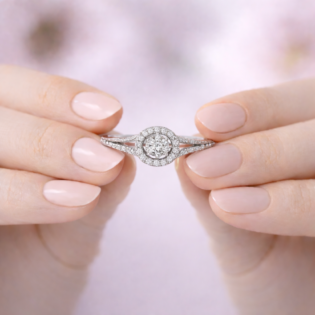 Lunara Halo Embrace Ring - Image 5